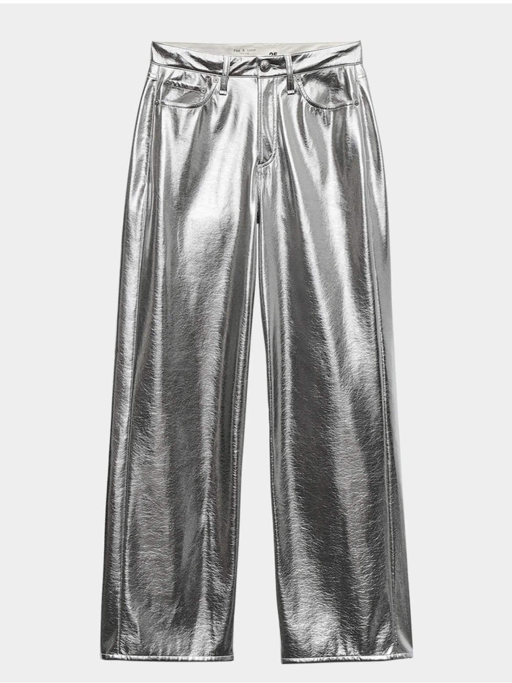 rag & bone
SILVER LOGAN FAUX LEATHER WIDE LEG PANT